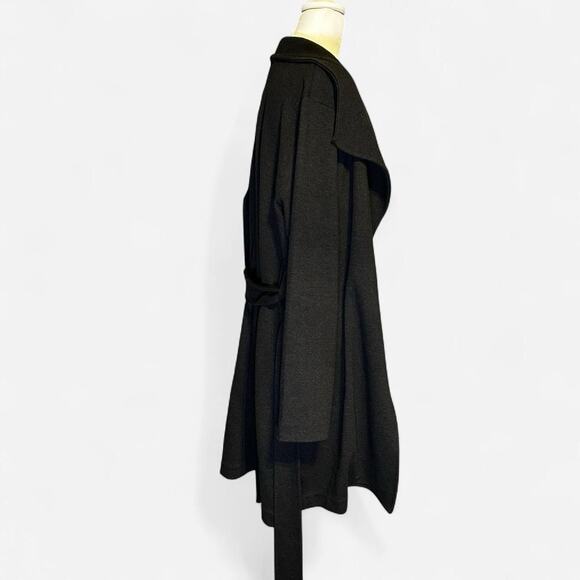 NWT Banana Republic Dark Gray Open Front Coat Size Medium - Picture 3 of 6